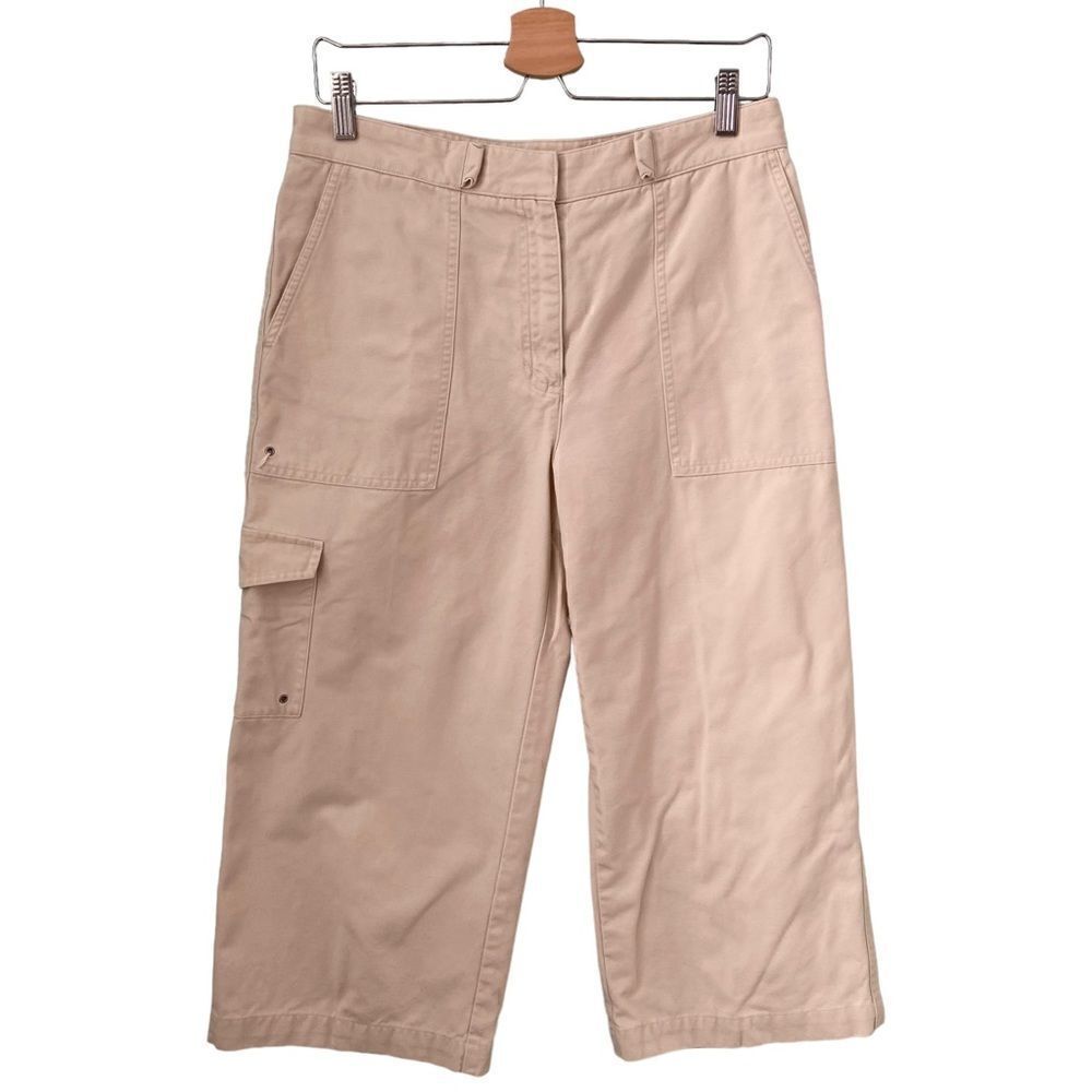 Lauren Ralph Lauren Petite Capri Pants with Pockets in Beige Size 10P